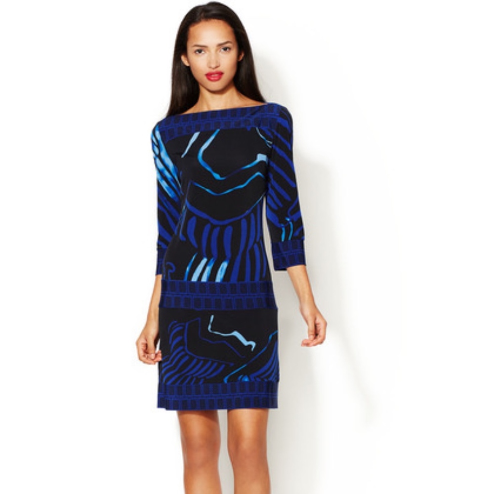 Alex + Alex Jersey Boatneck Shift Dress Sz4